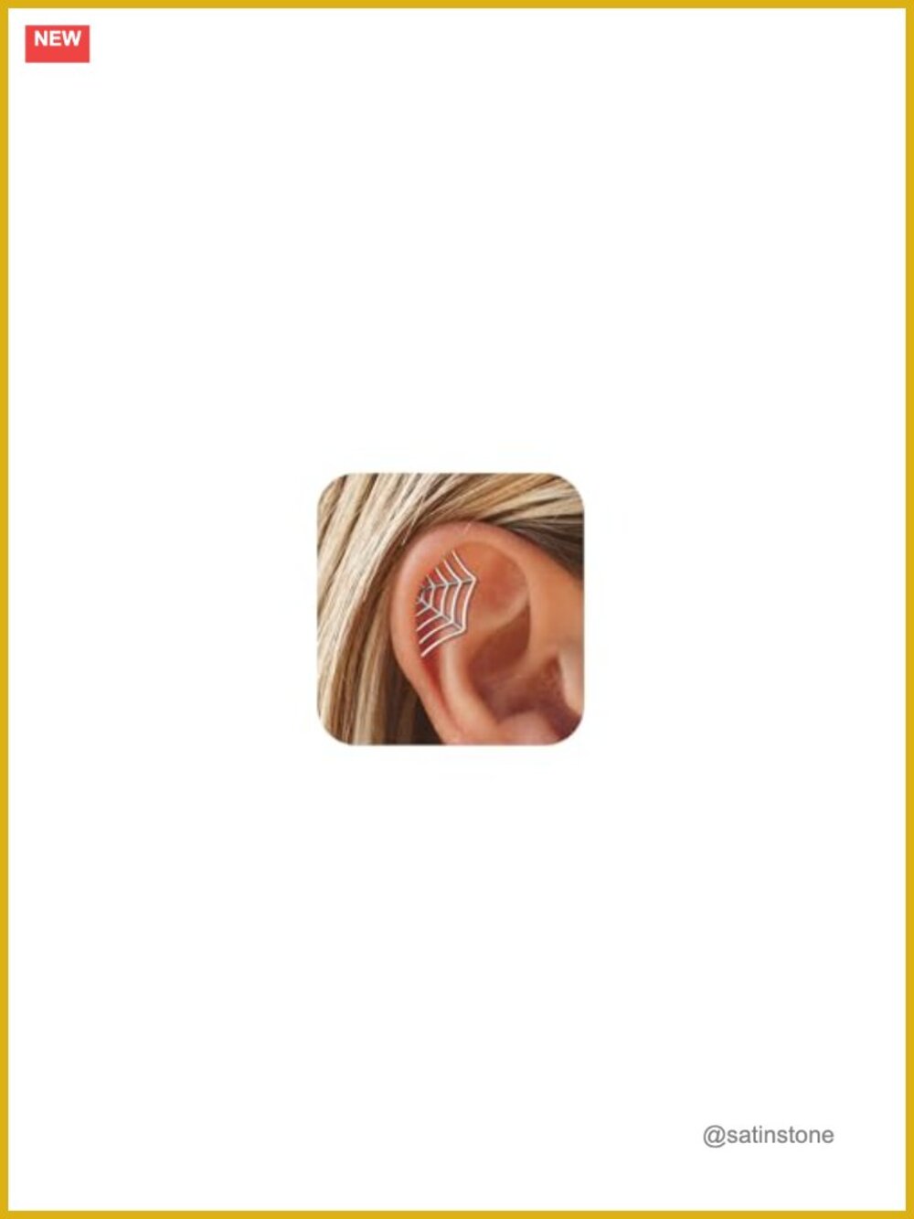 Boho Helix Earrings Flat Back Screw Back Stud Push Back Women's Jewelry